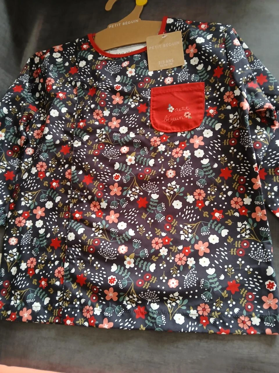 Blusa delantal pintura niña Petit Béguin 92/98 cm 2/3 años – photo 2